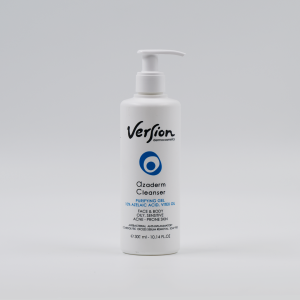 azaderm cleanser 300ml acne pron skin version dermocosmetics