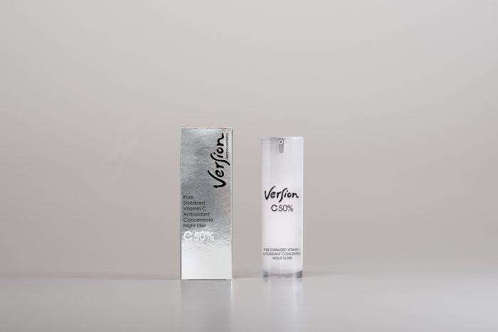C50% night elixir version anti-aging cream face